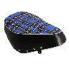 Selle en Cuir Skyteam pour Monkey 50cc � 125cc - Bleue, Pi�ces Skymini Monkey - Gorilla