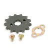 Pignon et fixations pour moteur 50cc pour PBR Skyteam, Pi�ces PBR Skyteam ZB Honda