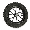 Roue avant compl�te pocket bike Cross (8'' noir), Pi�ces Pocket Cross