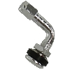 Valve coud�e pour pneu Tubeless (chrome), Pi�ces pocket r�plique R1