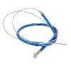 C�bles de frein Avant tuning Bleu (35cm), Pieces pocket quad