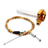 Tirage rapide de qualit� Or + Cable, Pieces pocket quad