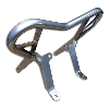 Support de plaque arri�re pour Quad Shineray 250cc ST-9E (Argent), Pi�ces Shineray 250 STIXE ST9E
