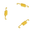 3 ressorts Soft embrayage chinois scooter chinois 50cc 4 temps (Jaune), Pi�ces scooter chinois