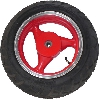 Roue Arrire Scooter Jonway 50cc ( Rouge )