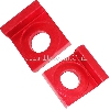Tendeur de chaine carr� Rouge, Pieces Dirt Bike
