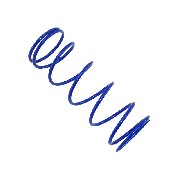 Ressort Soft pour embrayage de scooter 125cc 4 temps (bleu)