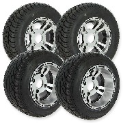 Lot de 4 Roues Compltes en Alu pour Quads Shineray 250cc ST9C