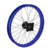 Jante avant 17'' Bleu pour dirt bike AGB30