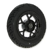 Roue Arrire Complte 3.50-10 pour Dax Skymax Noire (Euro 4 - Euro 5)