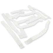Paire de Filets de Marche Pieds blancs pour Shineray 300cc