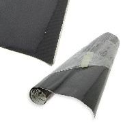 Rouleau autocollant de covering imitation carbone pour de Pocket Nitro (Noir)
