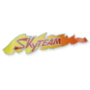 Autocollant SkyTeam pour Skymax (jaune-orange-rouge)