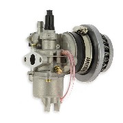 Kit carburateur 12mm pour pocket Bike (Alu)