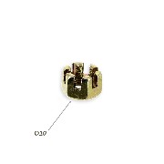 Ecrou 10 pour rotule de bras de suspension Bashan 200cc
