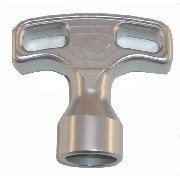 Poigne lanceur de couleur Aluminium