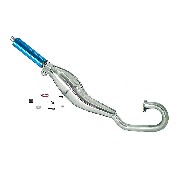 Pot Pocket Bike Tuning Inox Bleu (type 2)