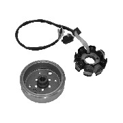 Stator + volant magnetique scooter Baotian BT49QT-7