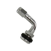 Valve coud�e pour pneu Tubeless (chrome)