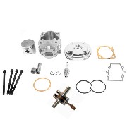 Kit 53cc 4 transferts + Vilebrequin Racing axe 10mm (type B ALU)