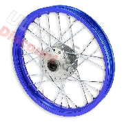 Jante avant 14'' Bleu fonc pour dirt bike AGB27 (type 1)