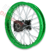 Jante dirt bike arrire verte 14'' pour AGB30 ( type 4 )