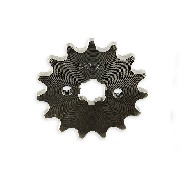 Pignon 15 dents pour ACE 50cc � 125cc 420