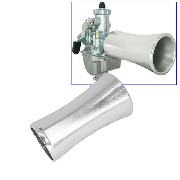 Air funnel en aluminium pour Dax ( L: 100mm )