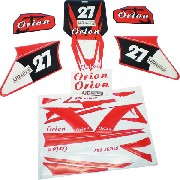 Kit Dcoration Rouge pour Dirt Bike AGB27