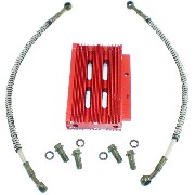 Radiateur d'huile pour dirt bike ( Rouge )