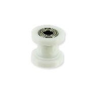 Roulette de tendeur de chaine pour Dirt Bike (Blanc)