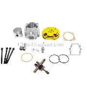 Kit 53cc 4 transferts + Vilebrequin Racing axe 10mm (type B OR)