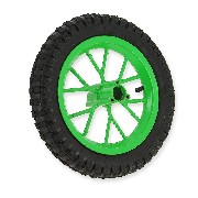 Roue arrire complte pocket bike Cross (8'' vert)