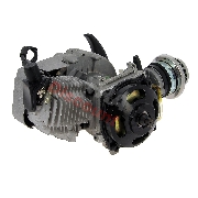 Moteur d'Origine Complet 49cc avec Cloche Noire pour Pocket Supermotard