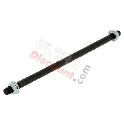 Axe de Roue Arrire avec crous pour Pocket Supermotard (230mm - 10mm)