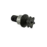 Pignon pocket bike renforc� 6 dts pas Am�ricain chaine TF8 (8mm)