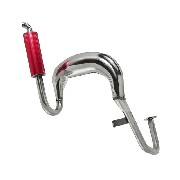 Pot d'chappement pour trottinette thermique (Rouge)