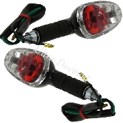 Paire de clignotant Carbone pour scooter