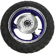Roue Avant Scooter Chinois 50 ~ 125cc ( bleu - type 1 )