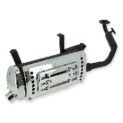 Pot d'chappement pour scooter chinois 125 cc (type 2)