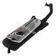Pot d'chappement pour scooter chinois 125 cc (type 3)