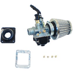 Kit Carburateur de 19 pocket bike MTA4 + gicleurs + Cornet, Pices Pocket Blata MT4