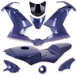 Carnage CARBONE Spciale Edition pour Pocket Nitro (Bleu), Pieces Bike Nitro