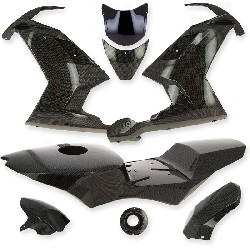 Carnage CARBONE Spciale Edition pour Pocket Nitro (Noir), Pieces Bike Nitro