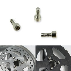 Vis de fixation disque et couronne pour Pocket Supermotard
