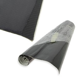 Rouleau autocollant de covering imitation carbone pour de Pocket replique R1 (Noir)