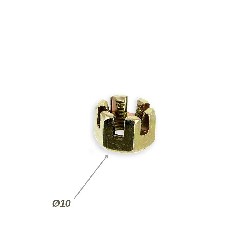 Ecrou 10 pour rotule de bras de suspension Bashan 200cc, Bashan 200cc BS200S3