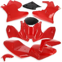 Carenage Pocket bike 47 49cc Rouge (petit d�faut peinture)