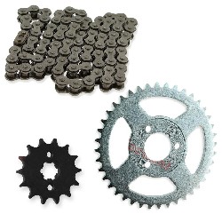 Kit transmission Chaine + couronne + pignon pour Skymini 8 pouces ST50-8/8A