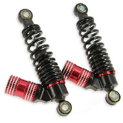 Paire d'amortisseur Arri�re (210mm) pour Mini Citycoco rouge, Pi�ces Mini Citycoco